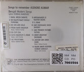 Kishore Kumar - Songs to Remember (CD)